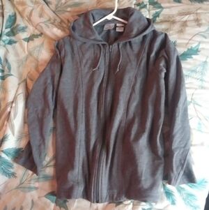 Ativa Dark Gray Cotton Hoodie